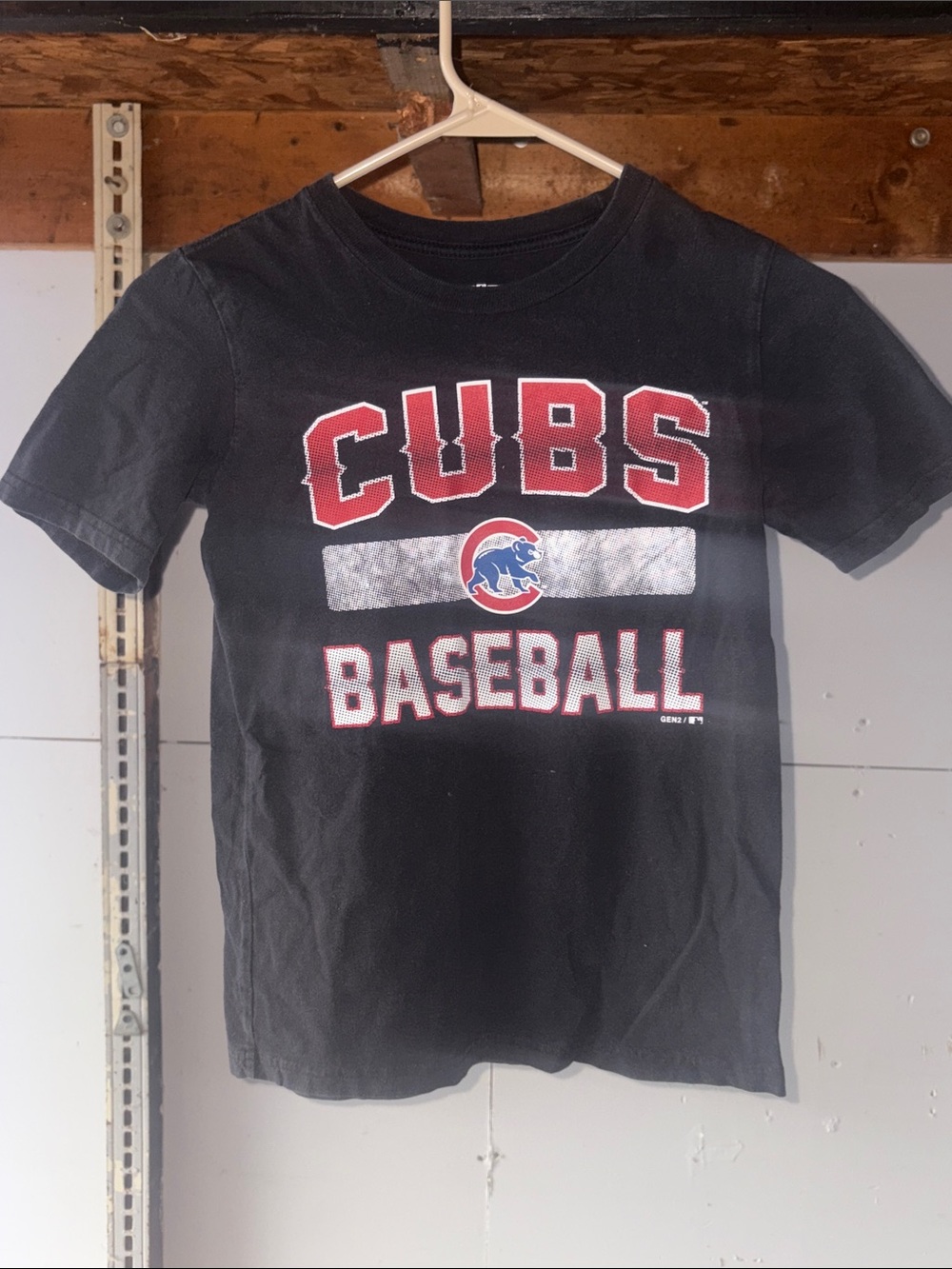 Cubs Baseball Kids' T‑Shirt, Size Youth Medium